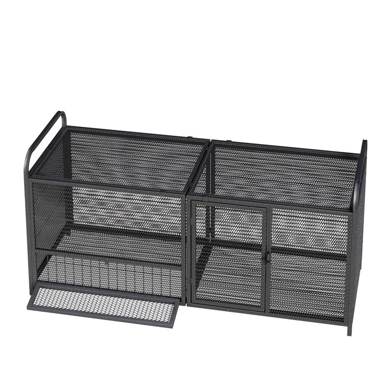 Poulailler en cage en métal