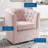 Prospect Tufted Performance Velvet Swivel Armchair-1823384705
