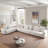 179.53” Wide L Shaped Sectional Sofa Couch For Living Room-109048455