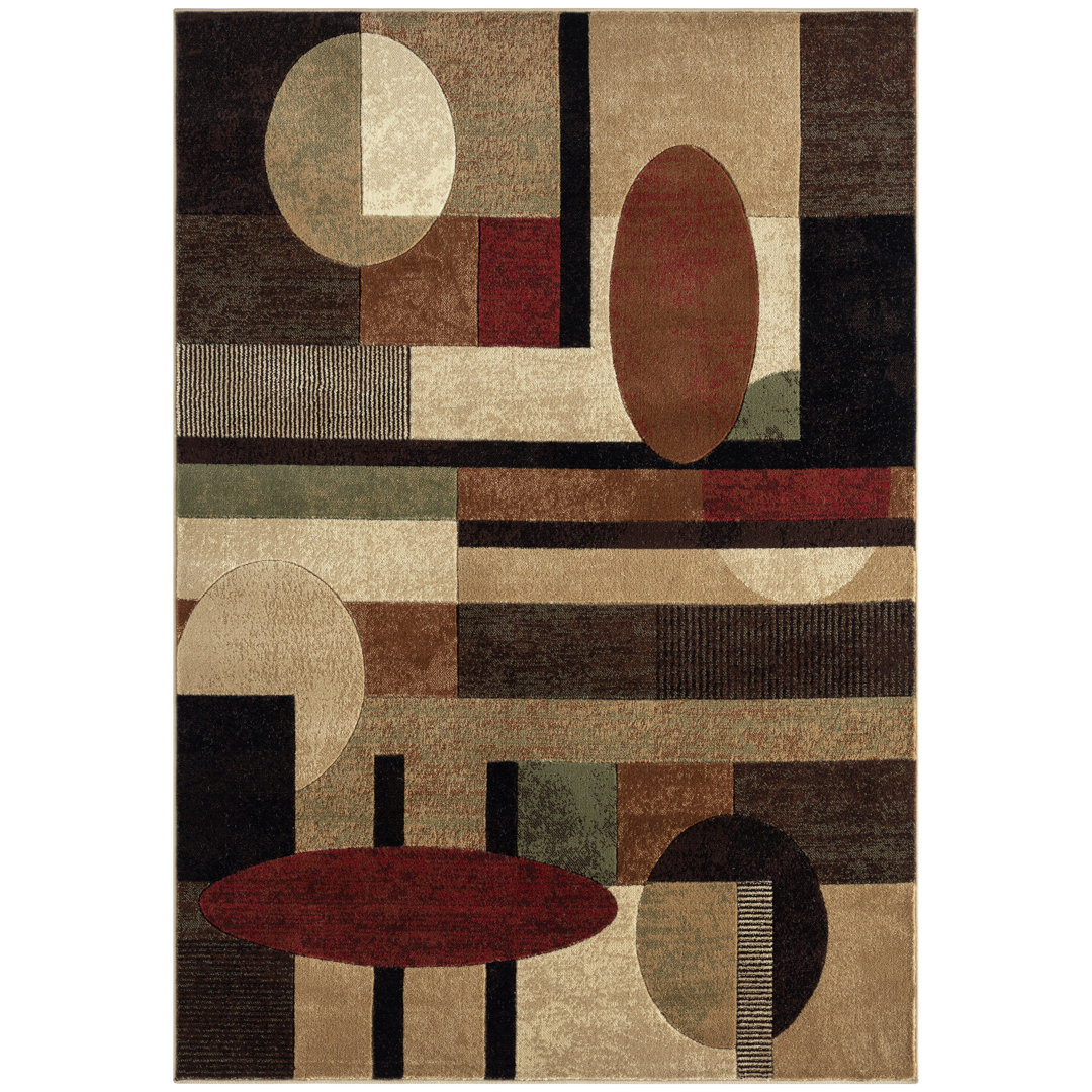 Saidey Geometric Indoor Rug Orren Ellis Rug
