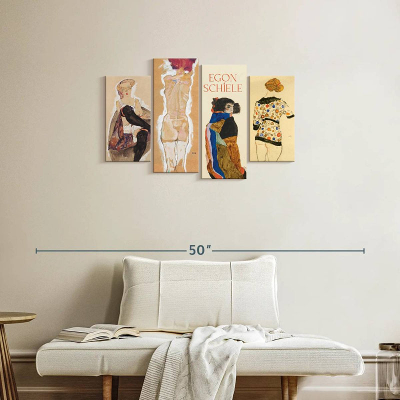 Affiche de l'exposition Leisha Egon Schiele, H 22 po x l 36 po