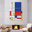 Impression géométrique sur toile géométrique Mondrian II-92833406