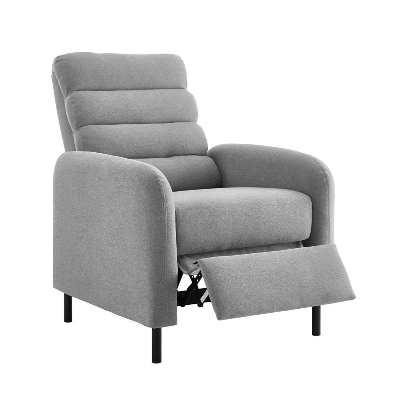 Fauteuil inclinable manuel 29,5 po Novello, Polyester de polyester vison