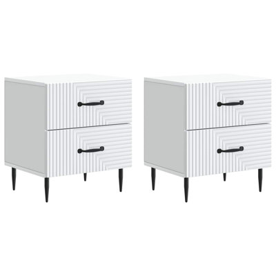 43cm W Manufactured Wood Bedside Table
