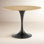 Flow Round Metal Base Dining Table