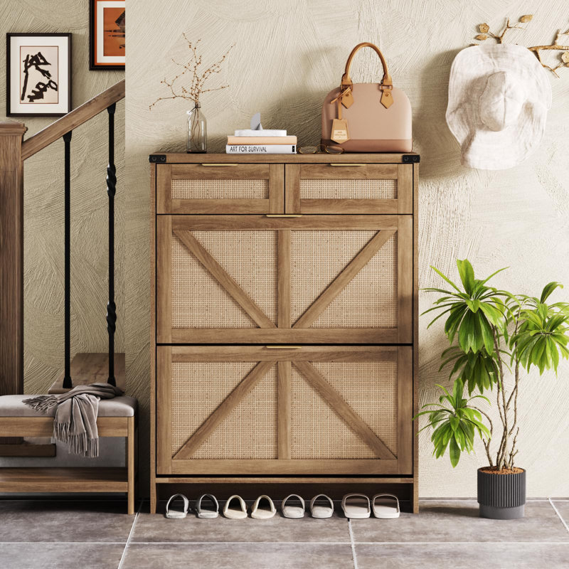 16 Pair Flip Down Shoe Storage