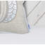 Coussin décoratif en dentelle brodée citrouille - Coussin décoratif d'automne neutre