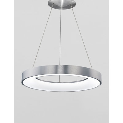 1 - Light LED Drum Pendant