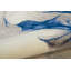 Tapis abstrait ivoire / bleu Fusaro-27814330