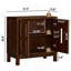 Buffet 31,5 po Mid Century Modern-2054120016