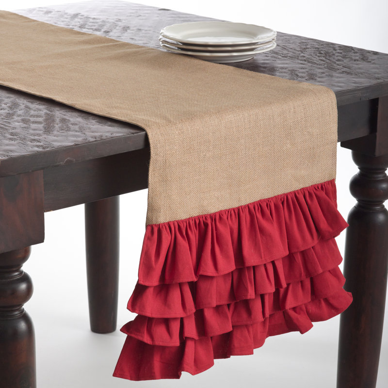 Nunley Jute Runner, 90" L x 16" D, Red