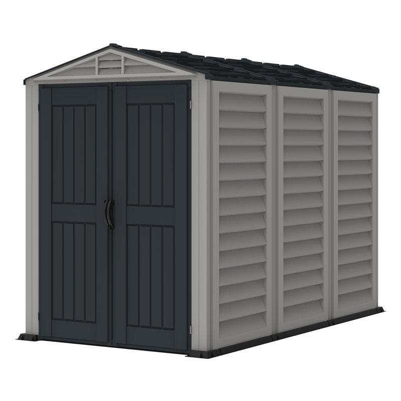 Yardmate Plus Plastic Traditional Storage Shed, 5ft. W x 8ft. D