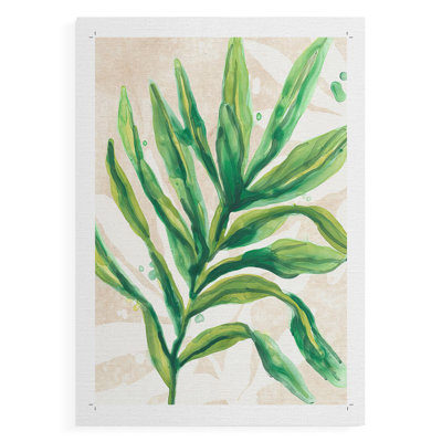 Parchemin Palms I - Impression sur toile seulement - NON-CADRE