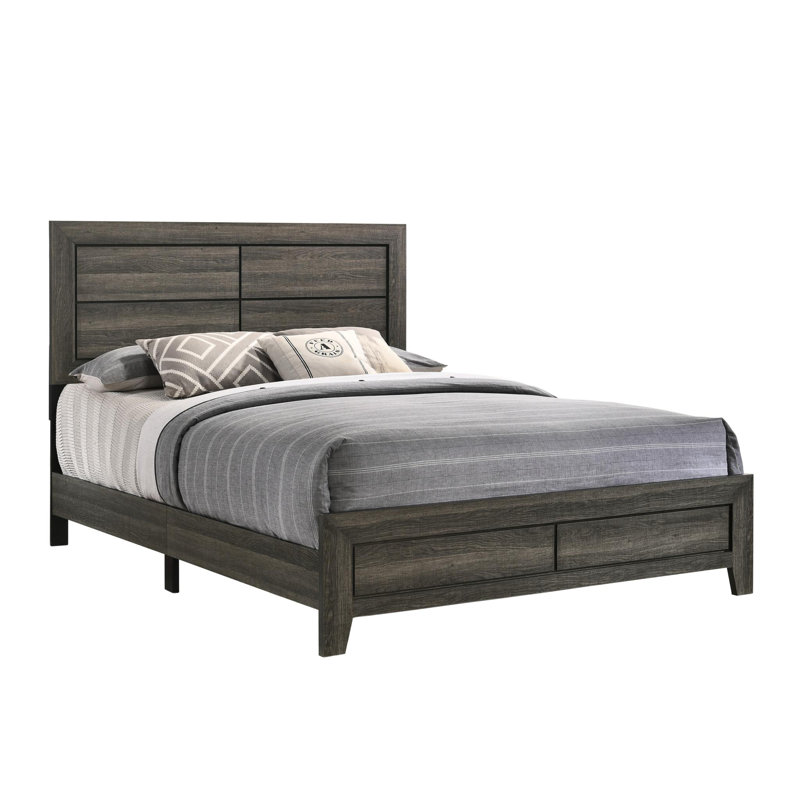 Albano Platform Bed, Queen, Dark Gray