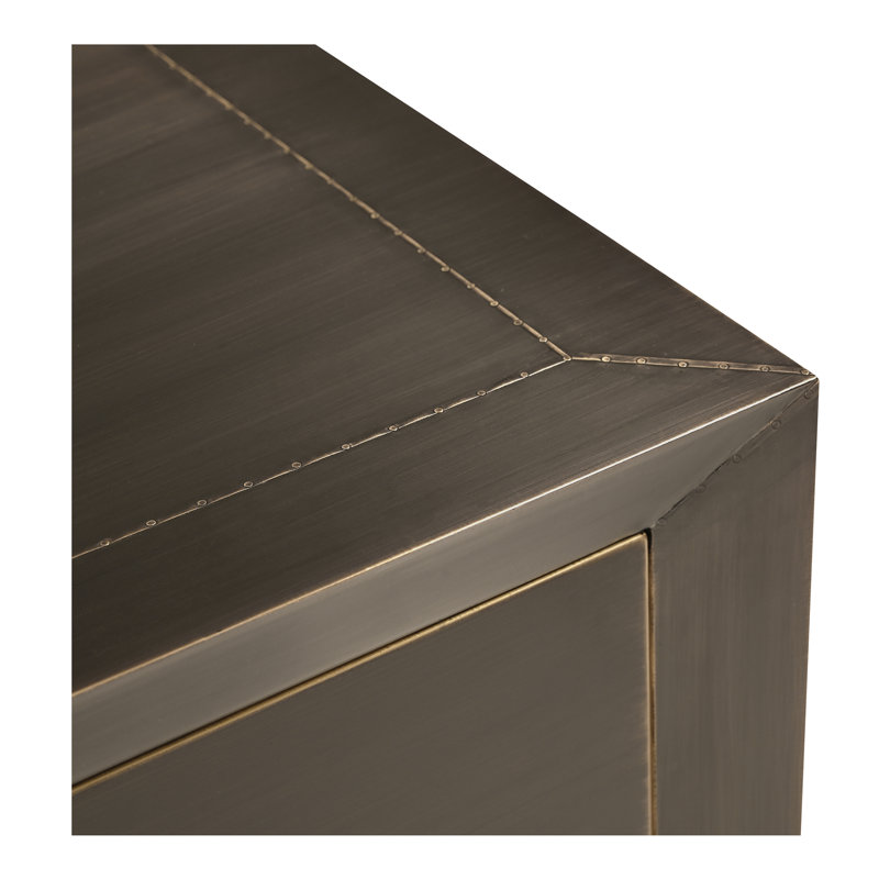 Table de chevet Dawson bronze foncé