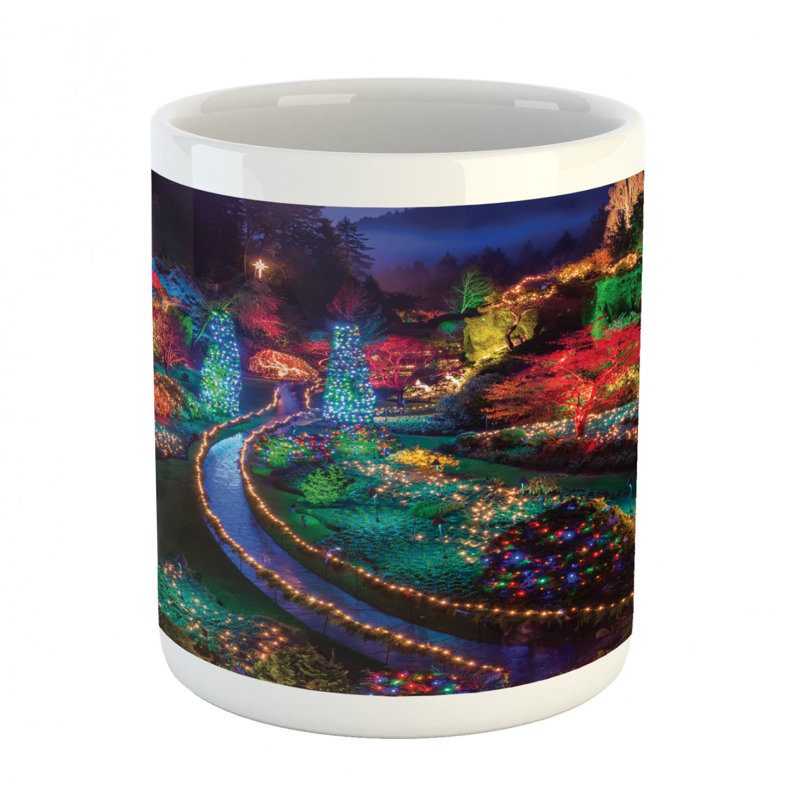 Grande tasse à café jardin