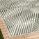 NICOLE MILLER NEW YORK Patio Country Ombre Geo Outdoor Area Rug, Green/Cream