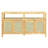 Aether Rattan 60" Solid Wood Sideboard Buffet Cabinet-1330064207