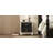 Elegant High Gloss Nightstand With Metal Handle-138913787