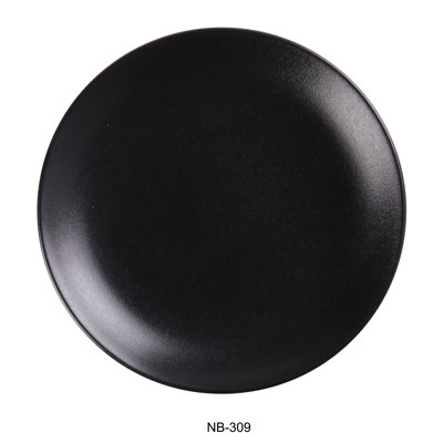 Assiette coupée noire Yanco NB-309
