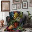 Cactus colorés - couverture de qualité supérieure 1 pièce-99252784