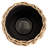 Round Belly Planter With Plastic Insert