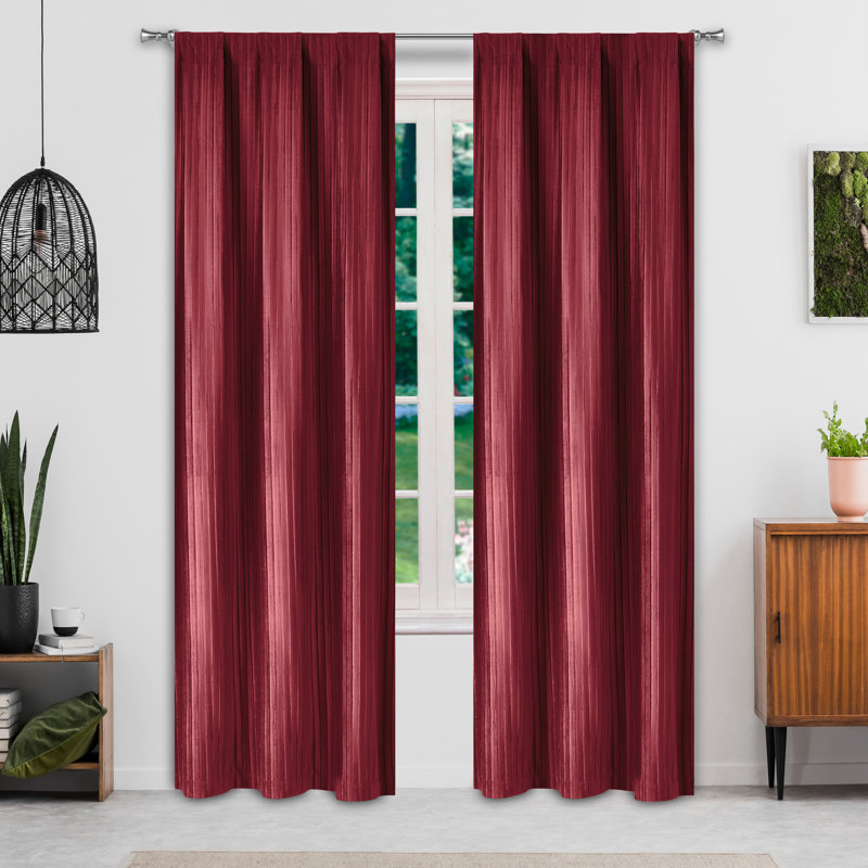 Semi Sheer Curtain Pair