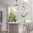 Jacquline 1 - Light Brownish Black Single Pendant