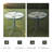 18In Round Outdoor Side Table,Green-125867707