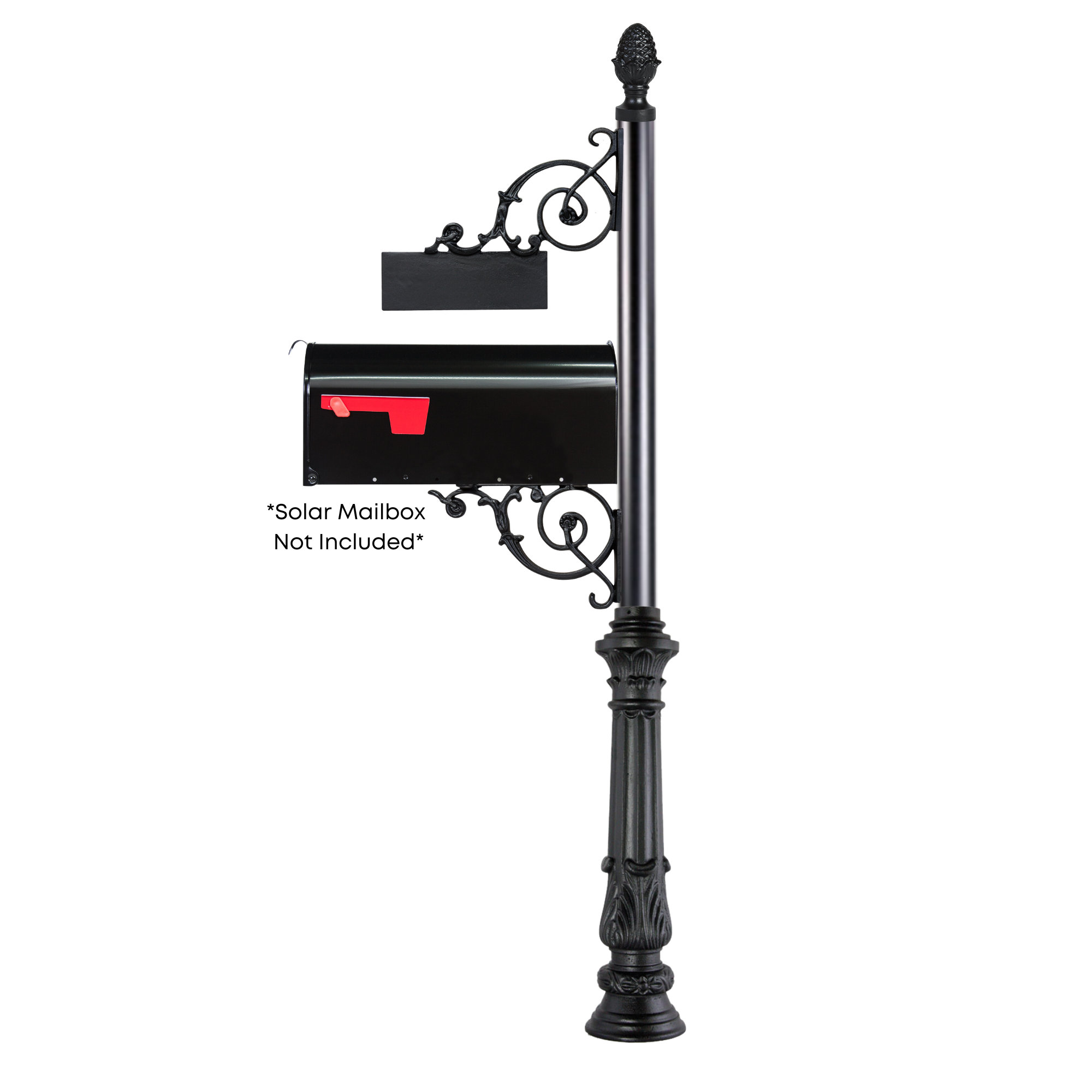 Imperial Mailbox Systems Post Mounted Mailbox | Wayfair