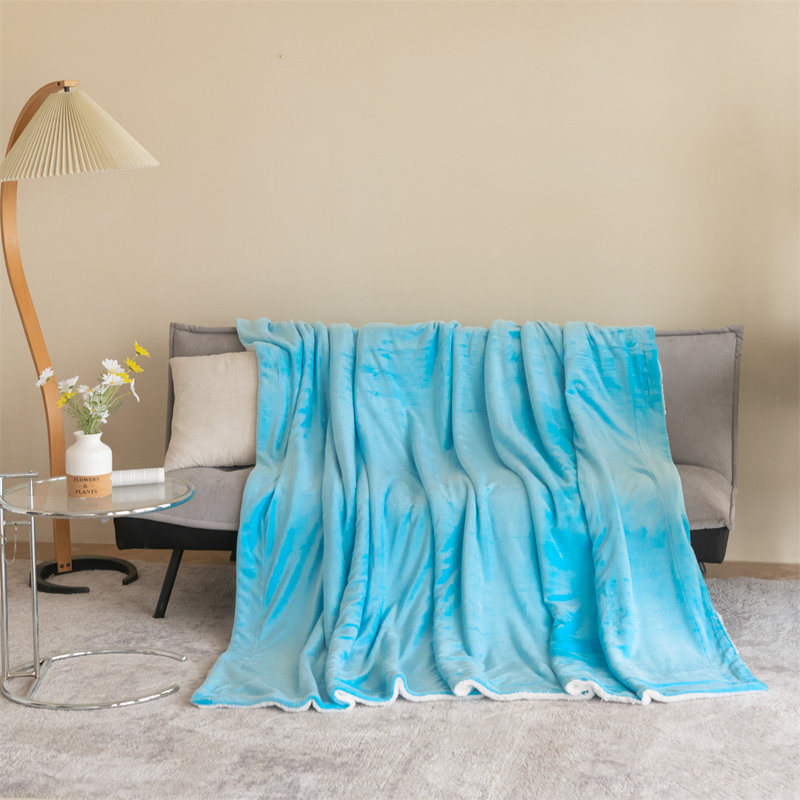 Blankets And Throws Throw Blanket, 270cm x 230cm, Blue