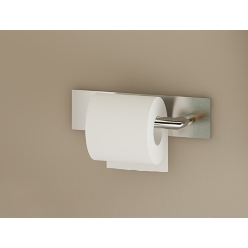 Surface Open on Left Toilet Paper Holder, Polished Chrome
