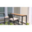 Ensemble de salle à manger pour 2 personnes en métal avec table de bar rectangulaire, coussins inclus-1442669609-1442669611