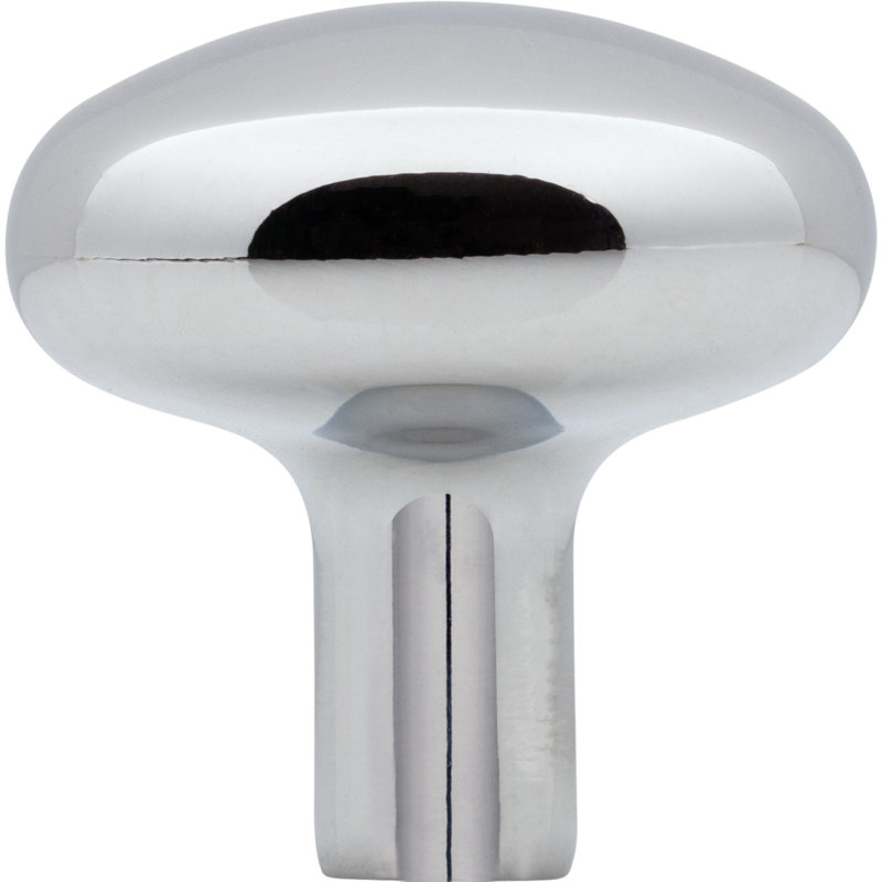 Poignée champignon 1 1/4 po de diamètre Loxley, Chrome poli