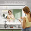 Miroir de salle de bain Hyosvany Matte Black Matel-1996609662