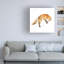 Reproduction d'un renard sautant sur toile par Katrina Pete-1134989103