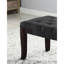 Banc capitonné Linon, tissu
