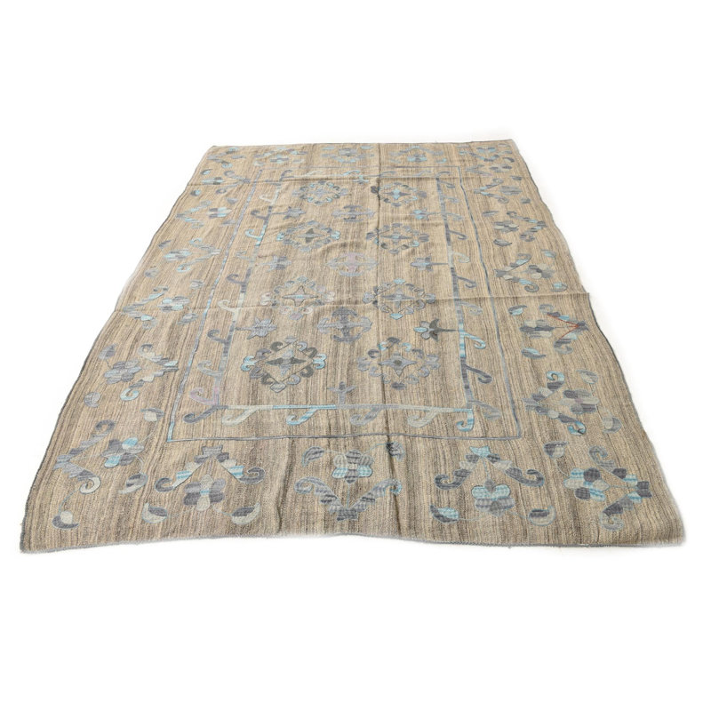 Tapis brun clair 6x9 Pinkerton