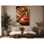 Impression sur toile de Margherita Pizza: art mural italien empâté texturé-653997993