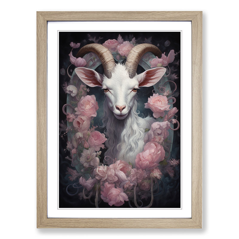 Goat Victorian - 31001 Piece Single Picture Frame Print on Wood
