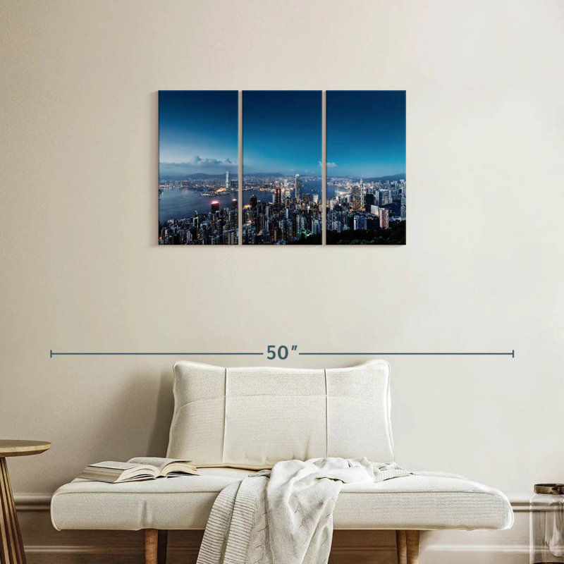 Victoria Harbour, Hong-kong, H 20 po x l 33 po