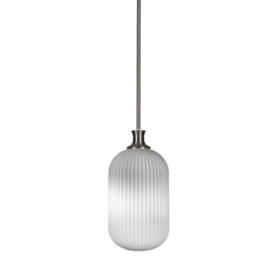 Carina Stem Hung Pendant With 8.25" Glass