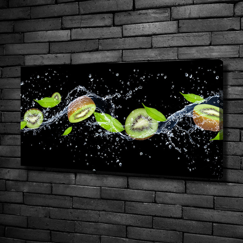 Kiwi And Water - Print, Wrapped Canvas, 50cm H x 100cm W x 2cm D