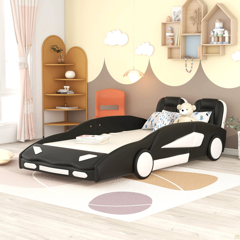 Lit plateforme avec roulettes Watsons, Noir