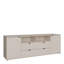 Ganymede Wide TV Unit with Open Shelving, 2 Drawers & 2 Doors-127674579