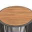 Table basse d'extérieur en corde de rotin et bois d'acacia-1575764865