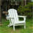 HDPE Folding Adirondack Chair With Dual Cup Holder Composite Adirondack Chair With Wood Texture-1789004970