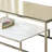 Sonata Glass Top Coffee Table
