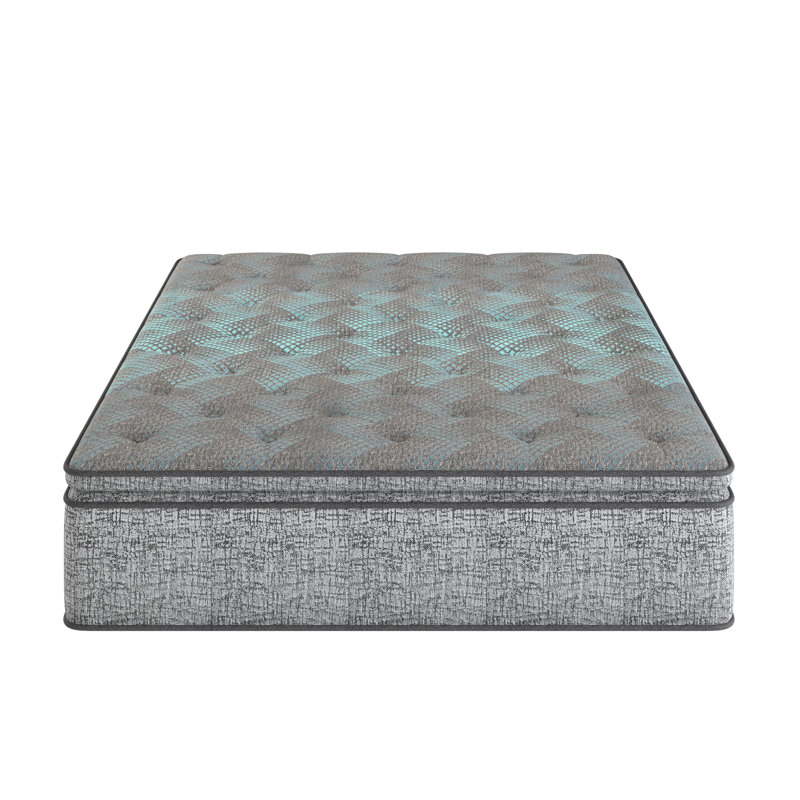 Matelas simple extra-long de 12 po avec matelas Euro, confort, mousse confortable et système de ressorts pour un sommeil détendu