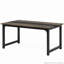 Grand bureau d'ordinateur 63 po avec structure en acier-298869175